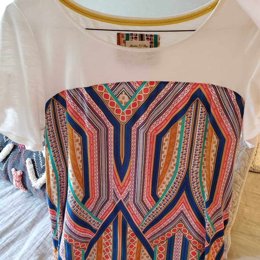 Anthropologie Meadow Rue L tee